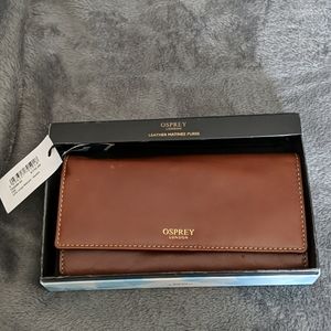 Osprey London leather matinee purse